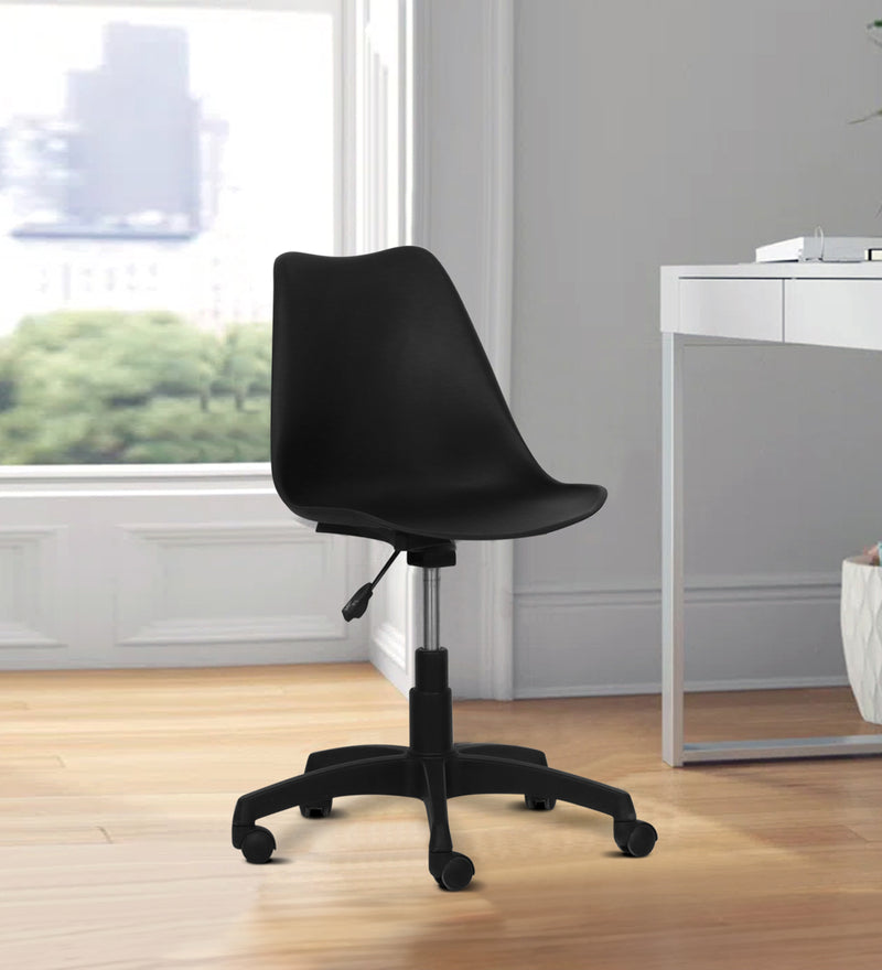 Bling Medium Back Office Chair in Black Colour DIY (do-it-Yourself)