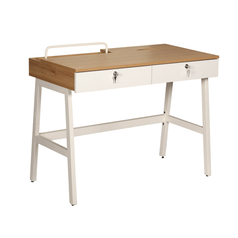 Terry Engineered Wood and Metal study Table