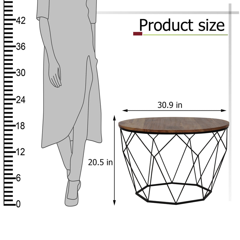 Somerset Coffee table in Brown Colour