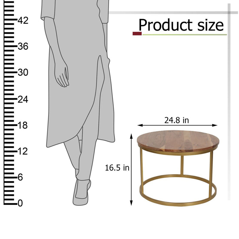 Windsor Coffee table in Brown Colour