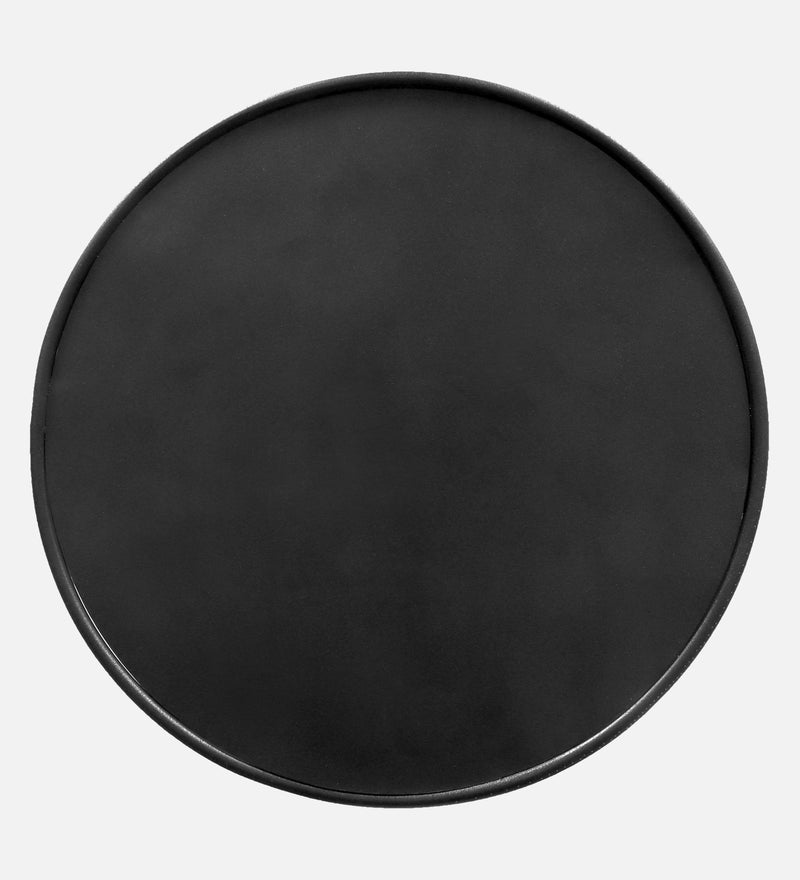 Capri Iron Side Table In Black Colour