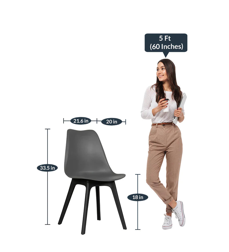 Simson Plastic Iconic Chair for Cafeteria/ Outdoor DIY(Do-It-Yourself))