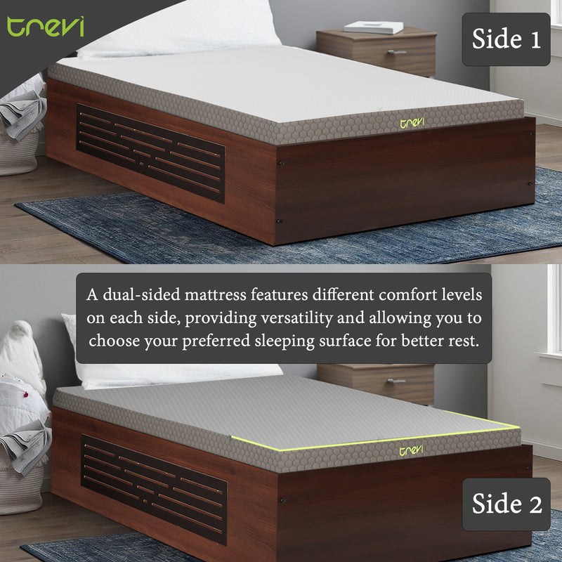 Enigma Orthopedic Memory Foam Mattress In Dual Tone Colour
