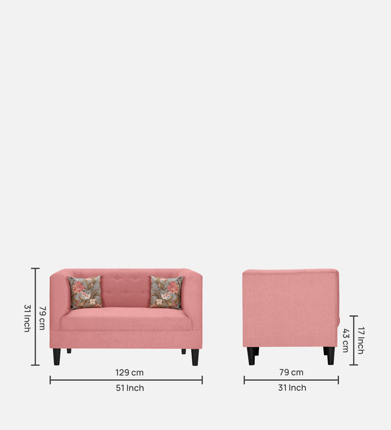 Garnet Fabric 1 Seater Sofa
