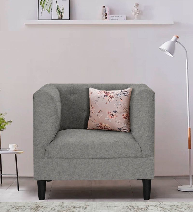 Garnet Fabric 1 Seater Sofa