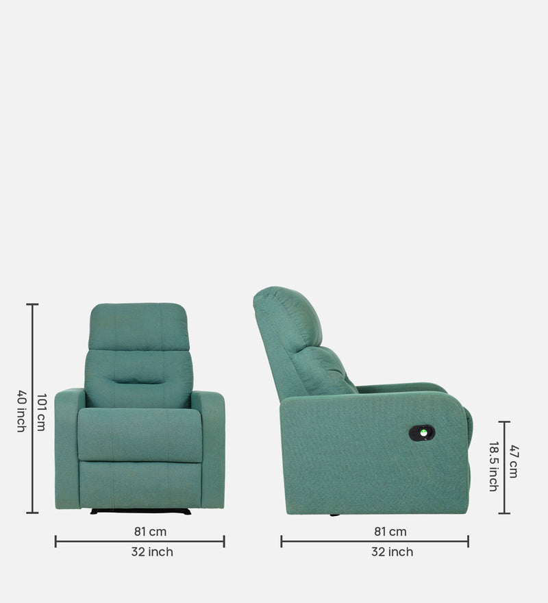 Hawaii Fabric 1 Seater Manual Recliner