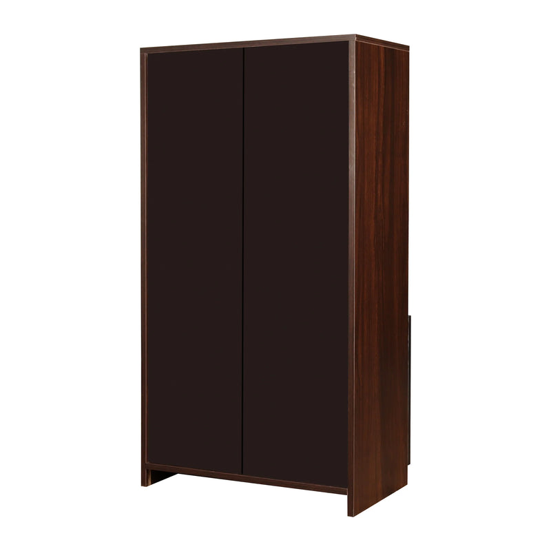 Trevi Ibis Engineered Wood Semi-Open Book Shelf (Finish Color - Wenge, Knock Down)