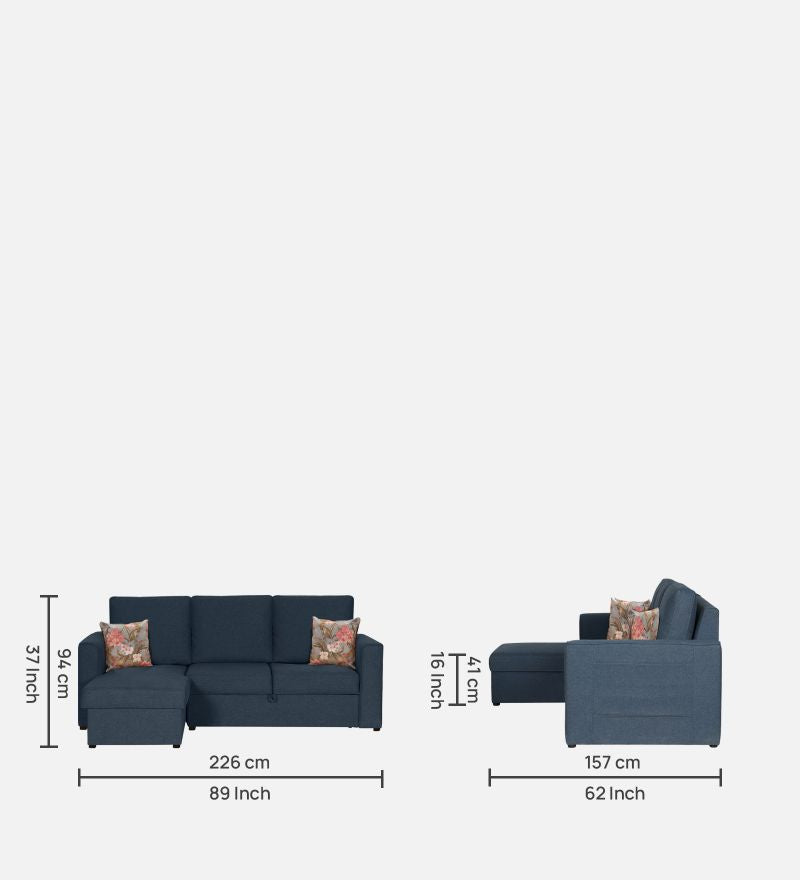 Kobe 4 Seater Sofa Cum Bed With Storage