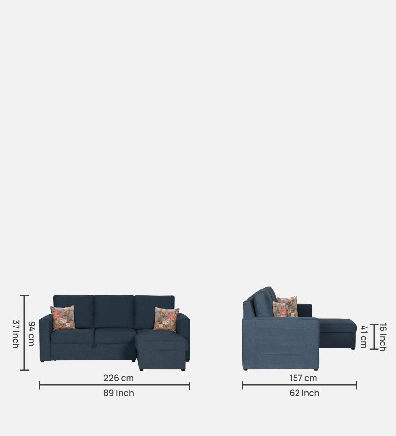 Kobe 4 Seater Sofa Cum Bed With Storage