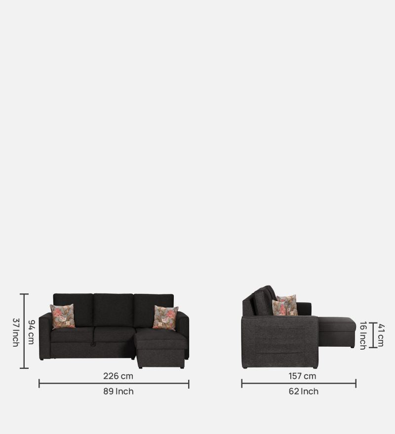 Kobe 4 Seater Sofa Cum Bed With Storage