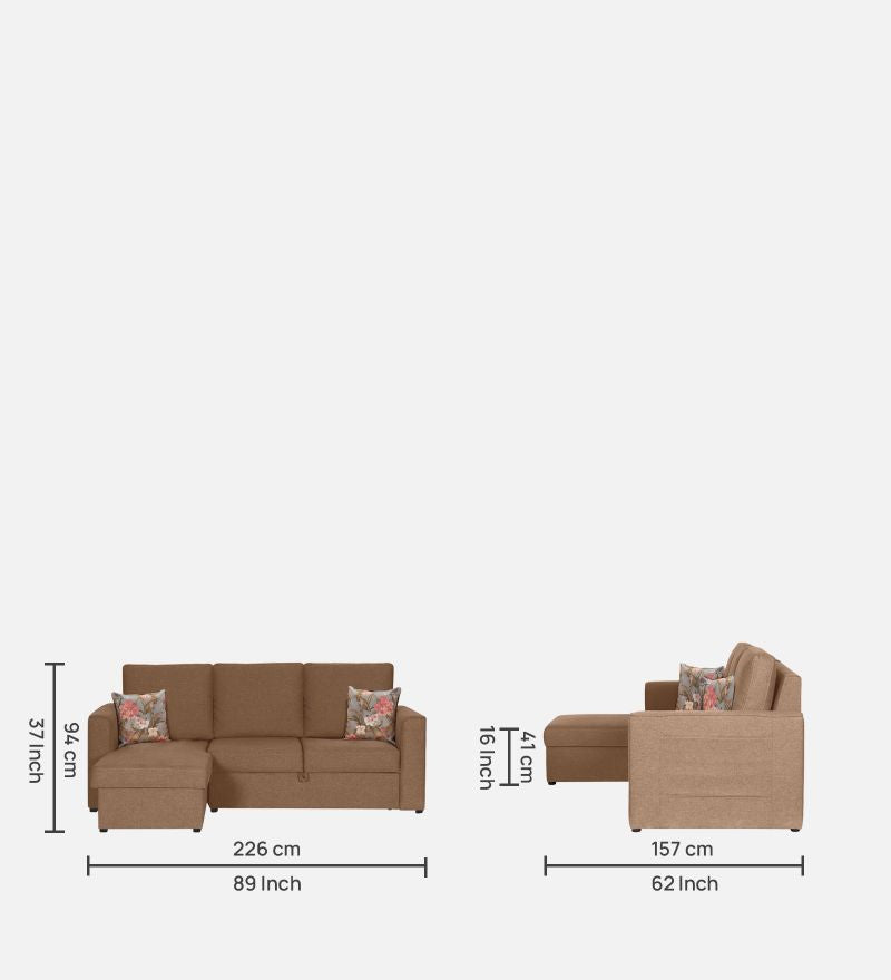 Kobe 4 Seater Sofa Cum Bed With Storage