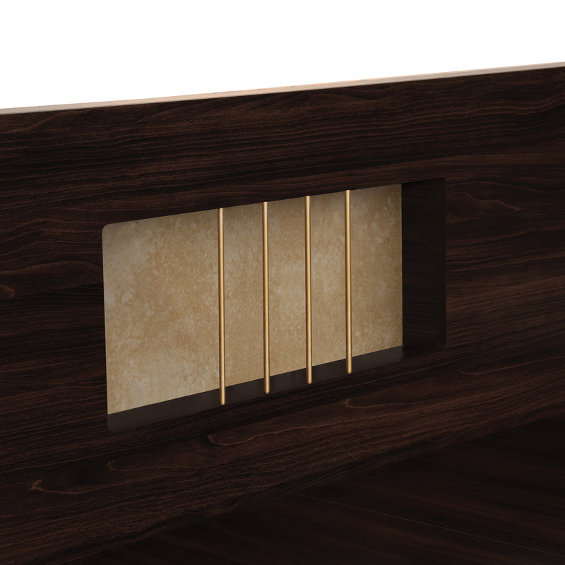 Kyoto Engineered Wood Double Bed