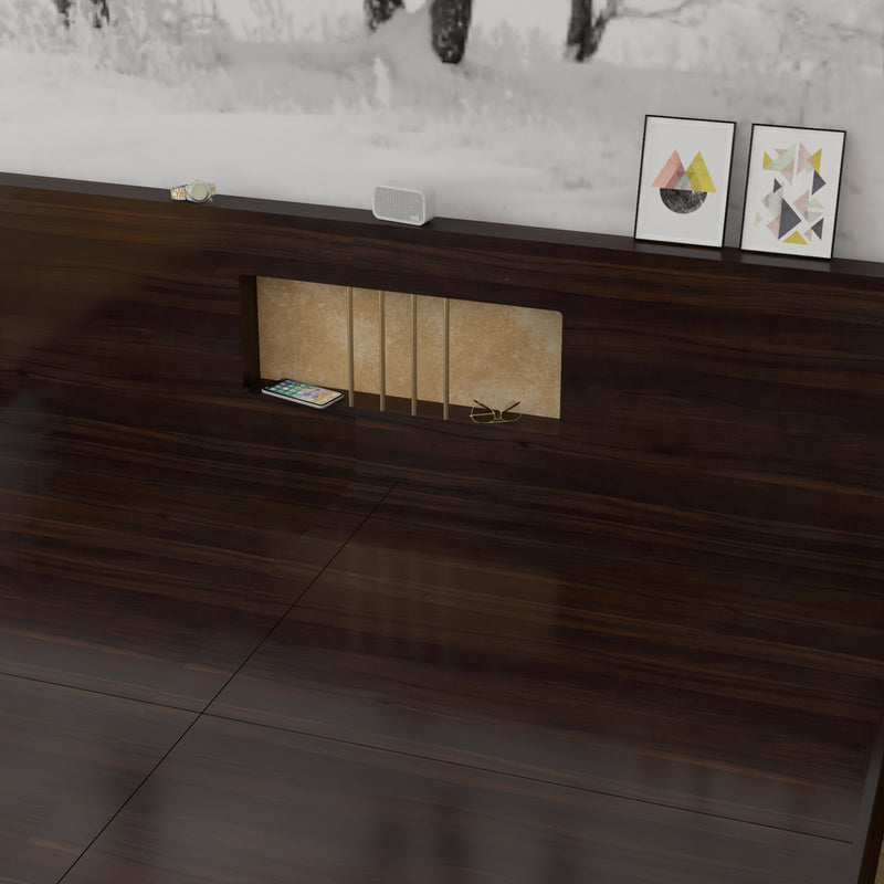 Kyoto Engineered Wood Double Bed