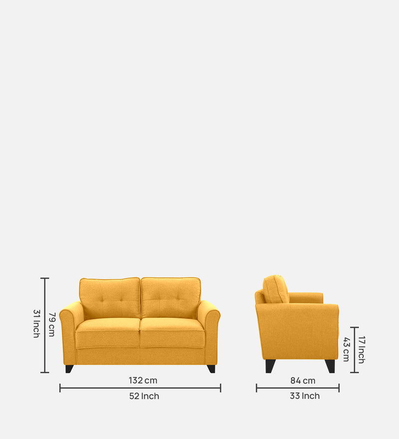 Miranda Fabric 1 Seater Sofa