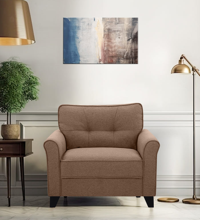 Miranda Fabric 1 Seater Sofa