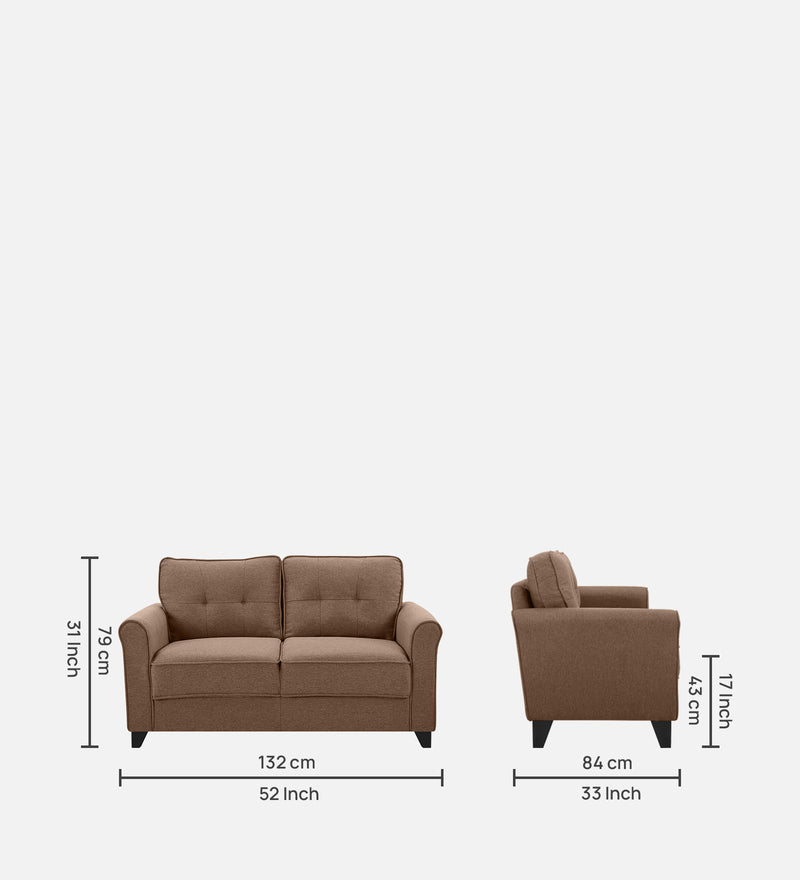Miranda Fabric 1 Seater Sofa