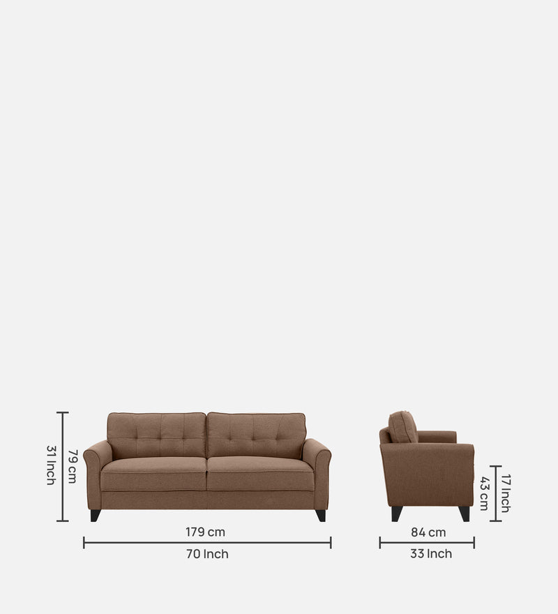 Miranda Fabric 1 Seater Sofa