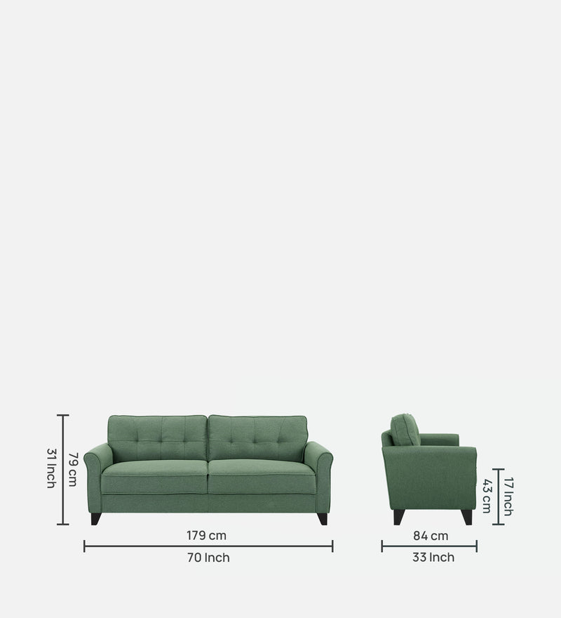 Miranda Fabric 1 Seater Sofa