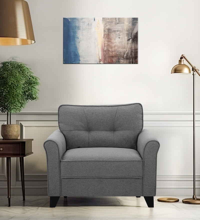 Miranda Fabric 1 Seater Sofa