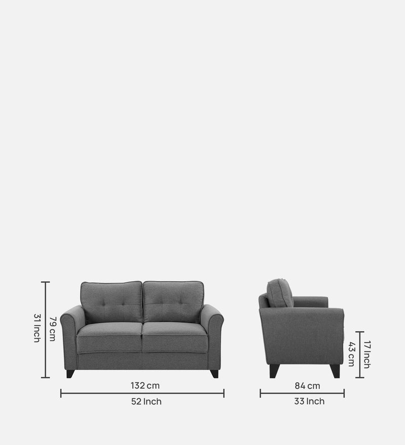 Miranda Fabric 1 Seater Sofa