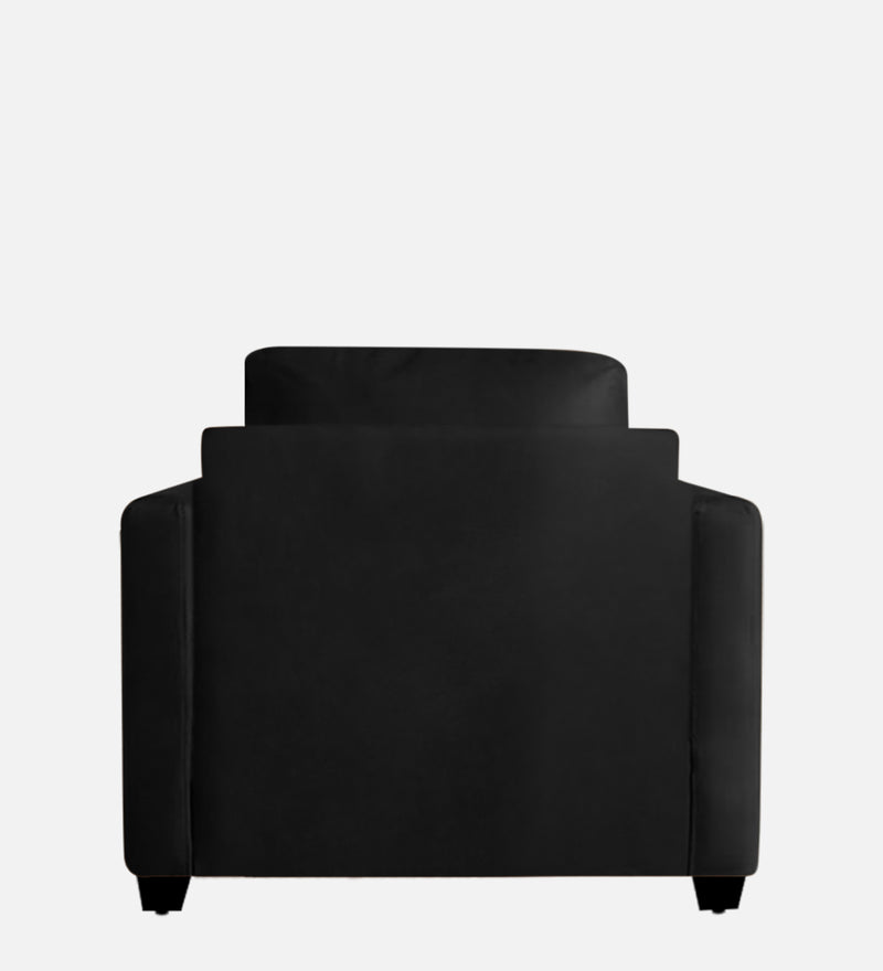 Olive Leatherette 1 Seater Sofa