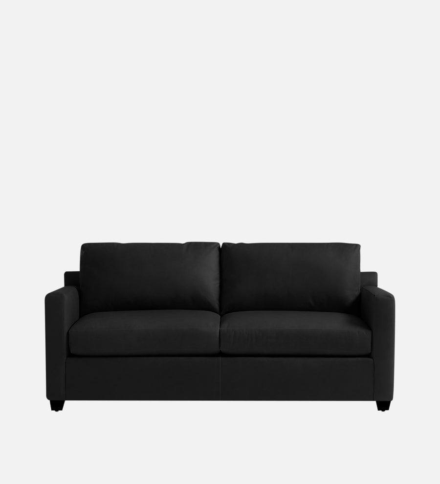 Olive Leatherette 1 Seater Sofa
