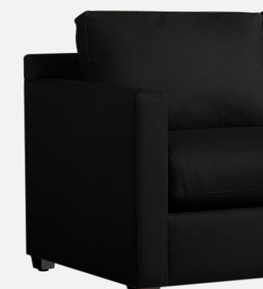 Olive Leatherette 1 Seater Sofa