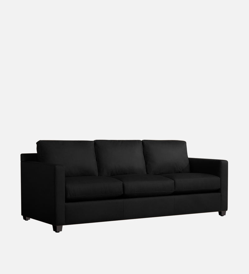 Olive Leatherette 1 Seater Sofa
