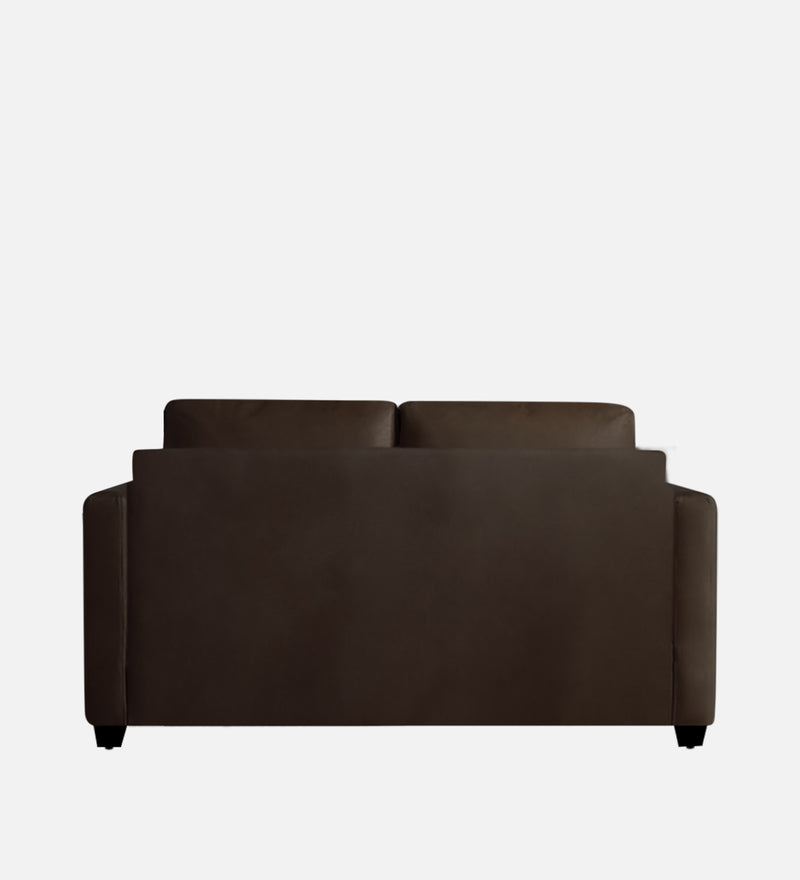 Olive Leatherette 1 Seater Sofa