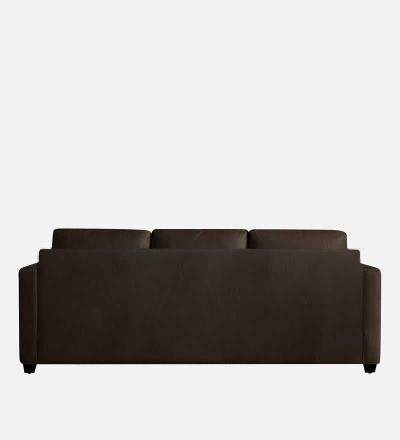 Olive Leatherette 1 Seater Sofa