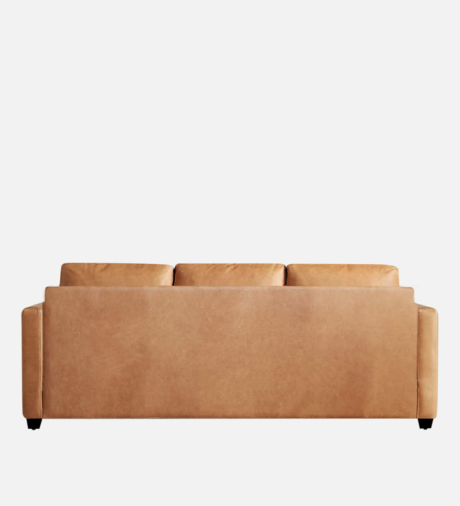 Olive Leatherette 1 Seater Sofa