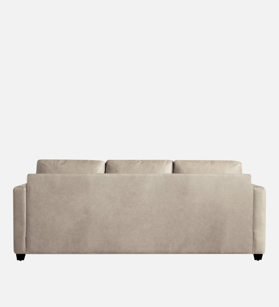 Olive Leatherette 1 Seater Sofa