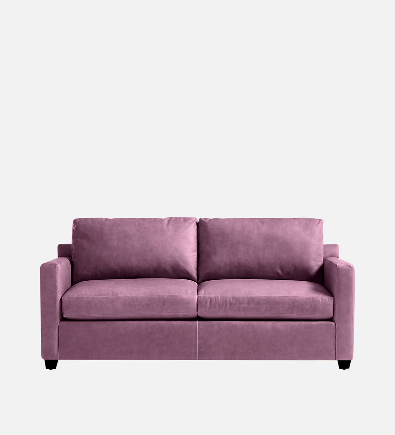 Olive Leatherette 1 Seater Sofa