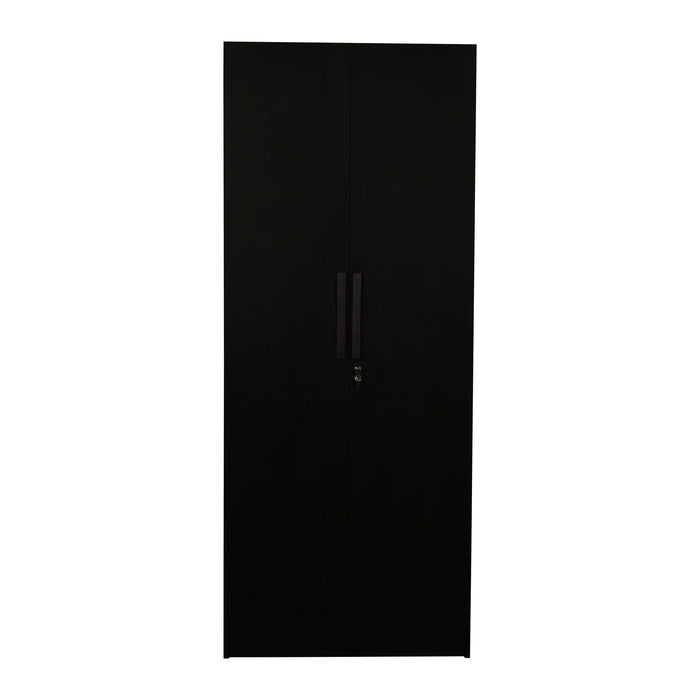 Ozone Engineered Wood 2 Door Wardrobe (Finish Color - Wenge, Knock Down)