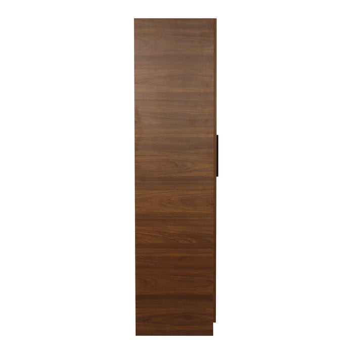 Ozone Engineered Wood 3 Door Wardrobe (Finish Color - Bali Teak, Knock Down)