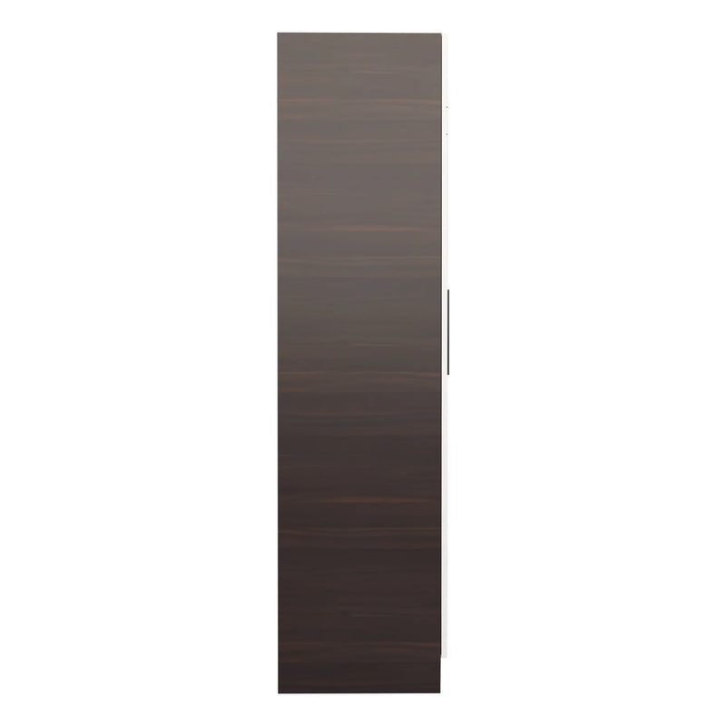 Mustang 4 Door Wardrobe 2 Tone In Frosty White & Dark Maple Colour