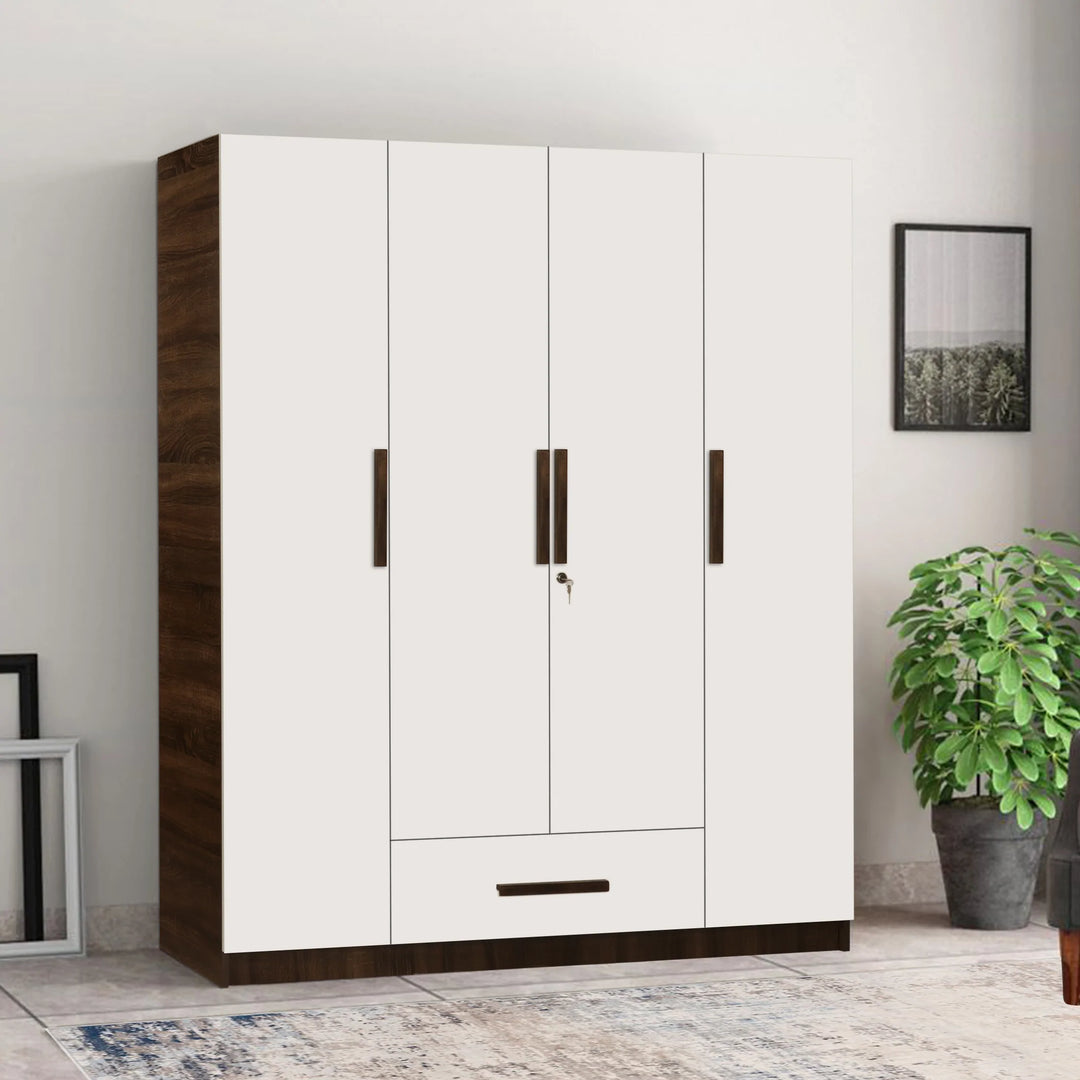 4 door wooden deals almirah