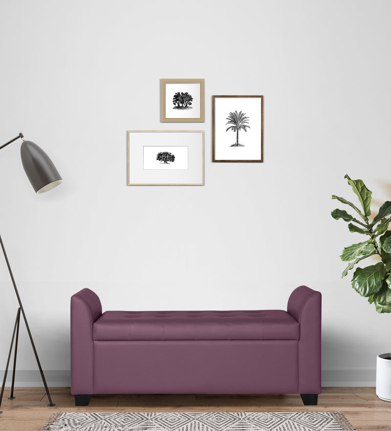 Polo Storage Bench in fabric / Leatherette finish