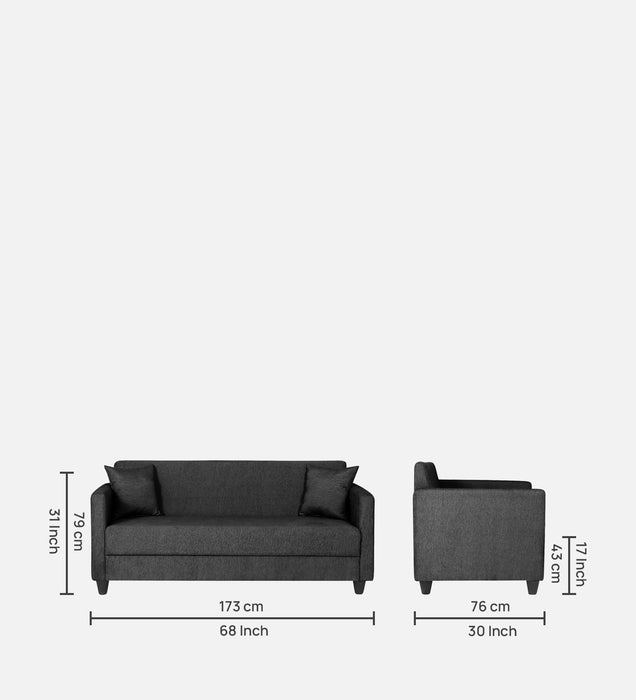 Riya Fabric 3 Seater Sofa