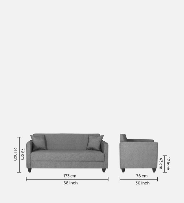 Riya Fabric 3 Seater Sofa