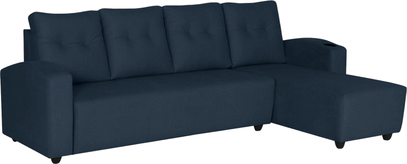 Topaz Fabric Sectional Sofa 6 Seater RHS/LHS