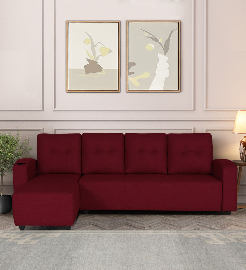 Topaz Fabric Sectional Sofa 6 Seater RHS/LHS