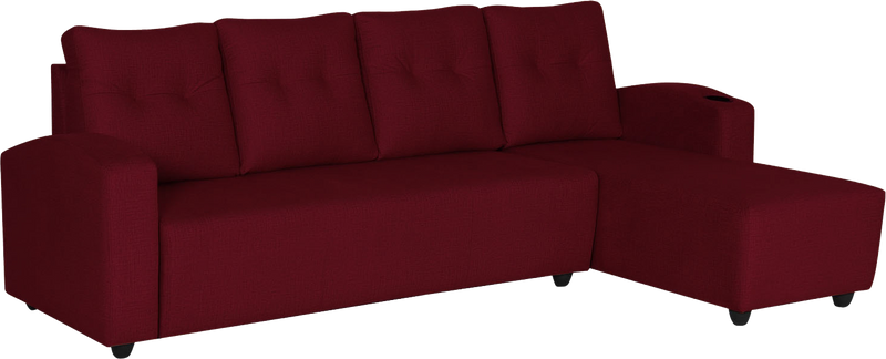 Topaz Fabric Sectional Sofa 6 Seater RHS/LHS
