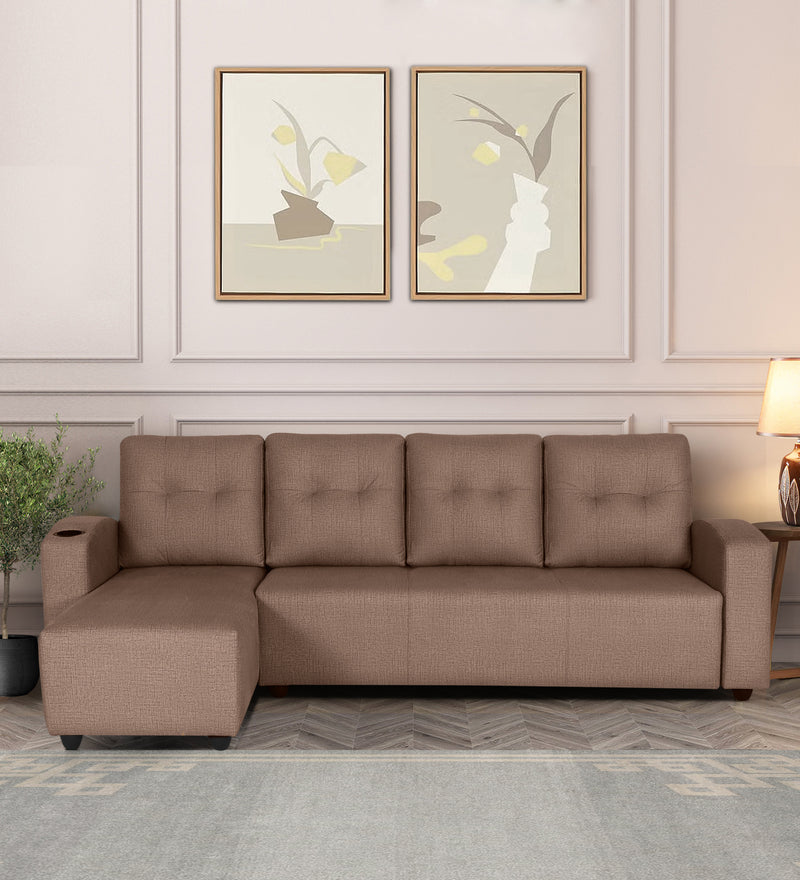 Topaz Fabric Sectional Sofa 6 Seater RHS/LHS