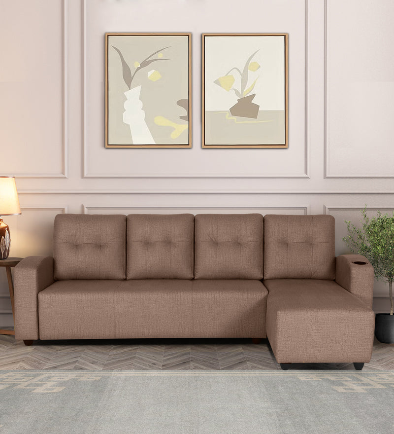 Topaz Fabric Sectional Sofa 6 Seater RHS/LHS