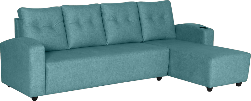 Topaz Fabric Sectional Sofa 6 Seater RHS/LHS