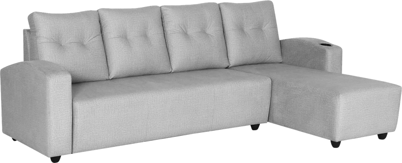 Topaz Fabric Sectional Sofa 6 Seater RHS/LHS