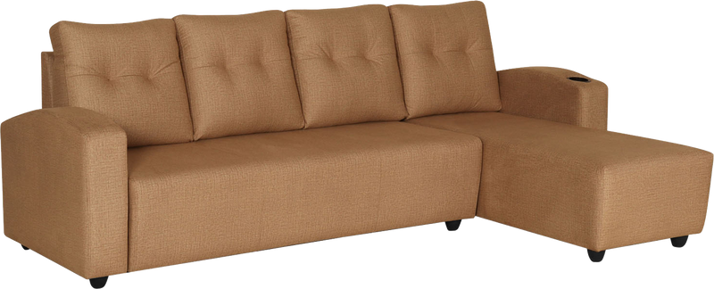 Topaz Fabric Sectional Sofa 6 Seater RHS/LHS
