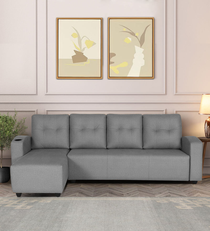 Topaz Fabric Sectional Sofa 6 Seater RHS/LHS