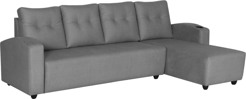 Topaz Fabric Sectional Sofa 6 Seater RHS/LHS